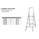 Creston  FE-1153 Aluminum Step Ladder  - 3 Steps